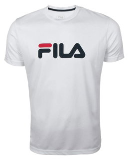 Fila Tennis-Tshirt Logo weiss Herren