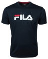 Fila Tennis-Tshirt Logo navyblau/weiss Herren