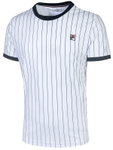 Fila Tennis-Tshirt Stripes weiss Herren