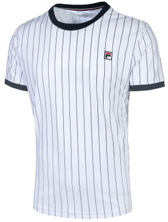 Fila Tennis-Tshirt Stripes weiss Herren