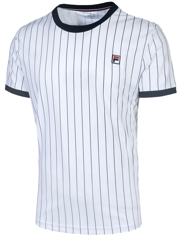 Fila Tennis-Tshirt Stripes weiss Herren