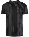 Fila Tennis-Tshirt Stripes schwarz Herren