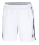 Fila Tennishose Short Riley (100% Polyester, atmungsaktiv) kurz weiss Herren