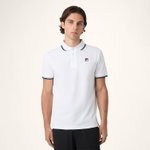 Fila Freizeit-Pol Biella Regular Tipped (Baumwolle) weiss Herren