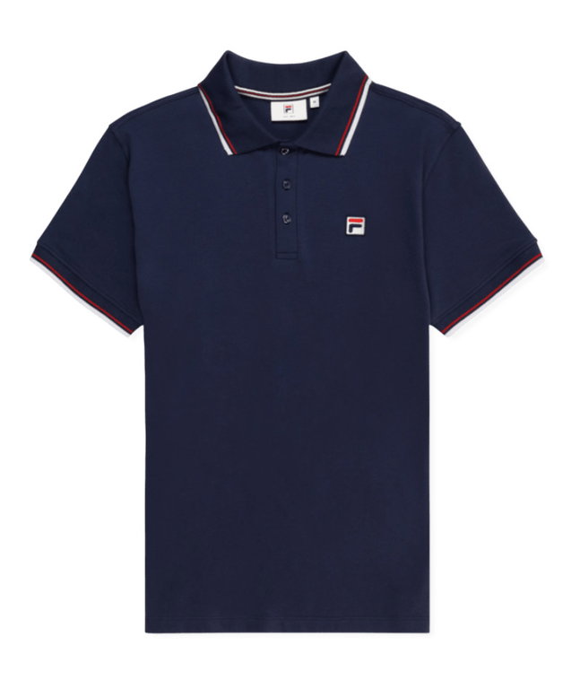 Fila Freizeit-Pol Biella Regular Tipped (Baumwolle) navyblau Herren