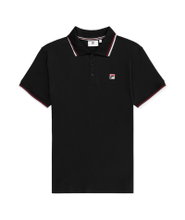 Fila Leisure Polo Biella Regular Tipped (Cotton) Black Men's