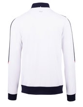 Fila Tennis Jacket Manuel (stand-up collar, 100% polyester) white/navy Men