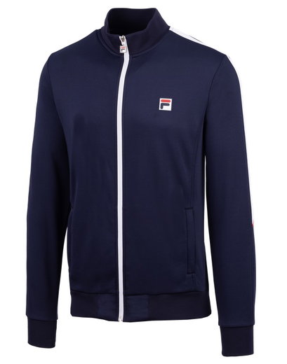 Fila Tennisjacke Manuel (Stehkragen, 100% Polyester) navyblau Herren