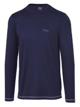 Fila Langarmshirt Joris (angenehmer Tragekomfort) navyblau Herren