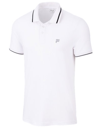 Fila Tennis-Polo Albertus (Baumwolle-Mischung) weiss Herren