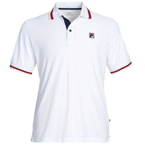 Fila Tennis-Polo Piro weiss/navy Herren