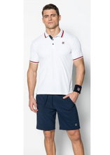 Fila Tennis Polo Piro white/navy Men