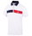Fila Tennis-Polo Jayden (100% rec. Polyester, klassisch Look) weiss/rot/navy Herren