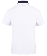 Fila Tennis Polo Jayden (100% recycled Polyester, classic Look) white/red/navy Men