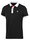 Fila Tennis-Polo Markus (100% Polyester) schwarz/weiss Herren