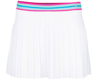 Fila Tennis Skirt Finja (Pleated Skirt, with Striped Tape) White Women