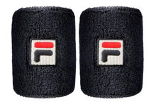 Fila Sweatband East Wrist (80% Cotton) navy blue - 2 pieces