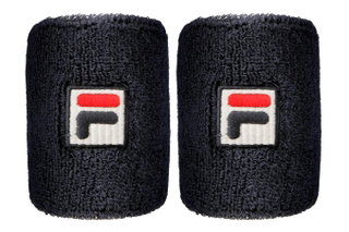 Fila Schweissband Osten Handgelenk (80% Baumwolle) navyblau - 2 Stück