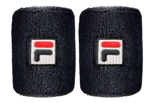 Fila Schweissband Osten Handgelenk (80% Baumwolle) navyblau - 2 Stück