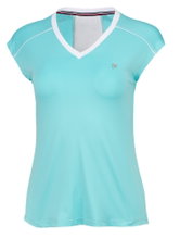 Fila Tennis Shirt Marlis (Mesh inserts) blue/white Women