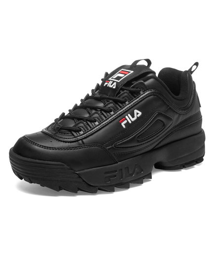 Fila Sneaker Disruptor (Leder) schwarz Damen