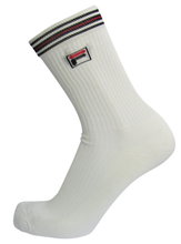 Fila Tennis Sock Stripes Men (75% Cotton) cream white - 1 Pair
