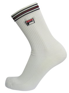 Fila Tennissocke Stripes Herren (75% Baumwolle) cremeweiss - 1 Paar
