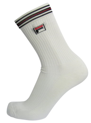 Fila Tennissocke Stripes Herren (75% Baumwolle) cremeweiss - 1 Paar
