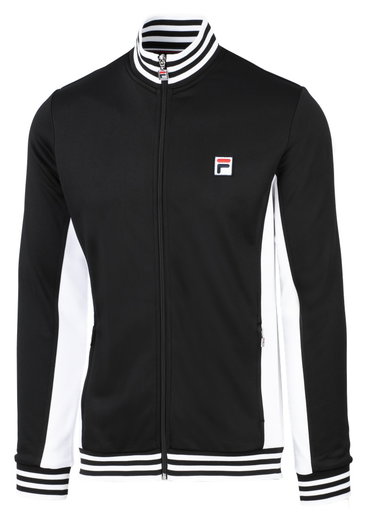 Fila Sportjacke Olaf Classic Retrolook schwarz/weiss Herren