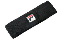 Fila Stirnband Flexby (Baumwolle) schwarz - 1 Stück