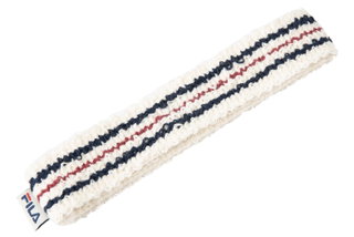 Fila Stirnband Rune (Retrolook) weiss/peacoatblau - 1 Stück
