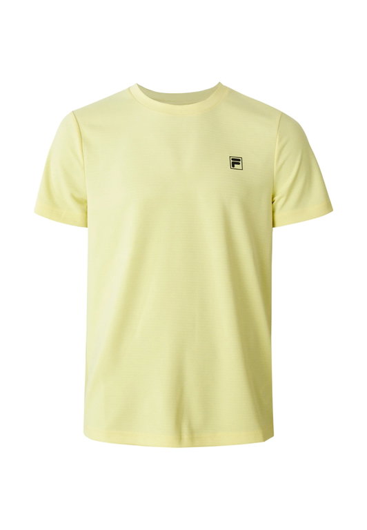 Fila Tennis-Tshirt Tristan (rec. Polyester) gelb Herren