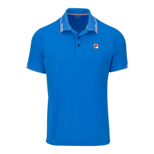 Fila Tennis-Polo Alejandro (hoher Tragekomfort) blau Herren