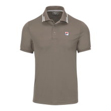 Fila Tennis-Polo Alejandro (hoher Tragekomfort) taupebraun Herren