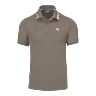 Fila Tennis-Polo Alejandro (hoher Tragekomfort) taupebraun Herren