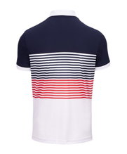 Fila Tennis Polo BB Monte Carlo (rec. Polyester) white/navy/red men's