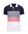 Fila Tennis-Polo BB Monte Carlo (rec. Polyester) weiss/navy/rot Herren
