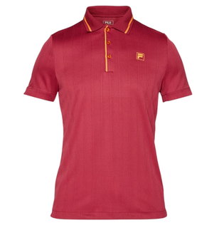 Fila Tennis-Polo Corvin (Polyester) rot Herren