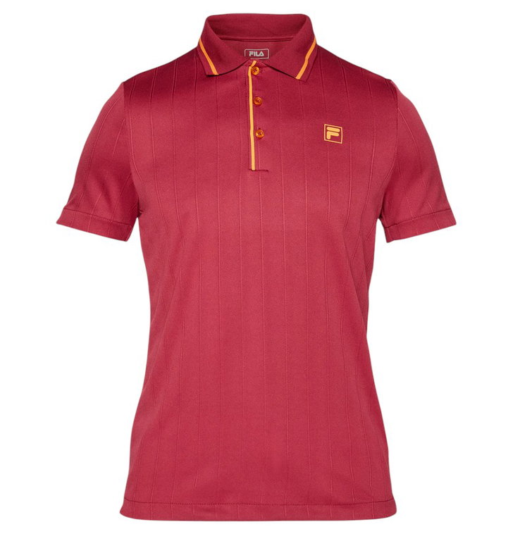 Fila Tennis-Polo Corvin (Polyester) rot Herren