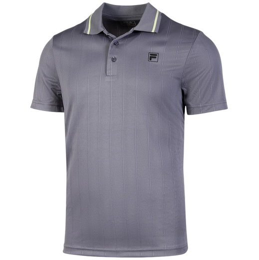 Fila Tennis-Polo Corvin (Polyester) grau Herren