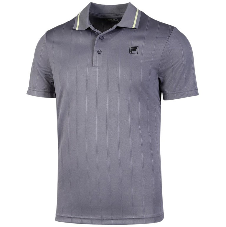 Fila Tennis-Polo Corvin (Polyester) grau Herren