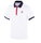 Fila Tennis-Polo Dominic (100% rec. Polyester, klassisch Look) weiss/navy Herren
