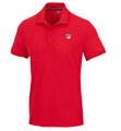Fila Tennis-Polo Hermano (100% rec. Polyester, klassisch Look) rot Herren