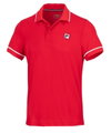 Fila Tennis Polo New Court (100% Polyester) red Men