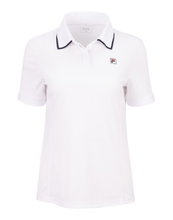 Fila Tennis Polo Zadina (recycled polyester, quick-drying) white ladies