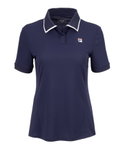 Fila Tennis-Polo Zadina (rec. Polyester, schnelltrocknend) navyblau Damen