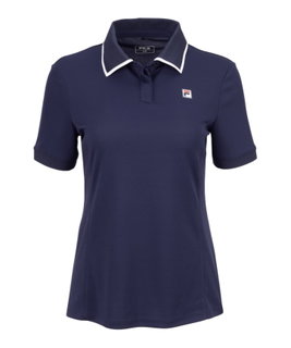 Fila Tennis-Polo Zadina (rec. Polyester, schnelltrocknend) navyblau Damen