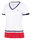 Fila Tennis-Shirt Elisabeth (V-Ausschnitt) weiss/rot Damen
