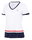 Fila Tennis Shirt Elisabeth (V-Neck) white/navy blue Girls