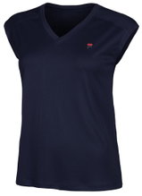 Fila Tennis Shirt Maia (V-Neck) navy blue Ladies